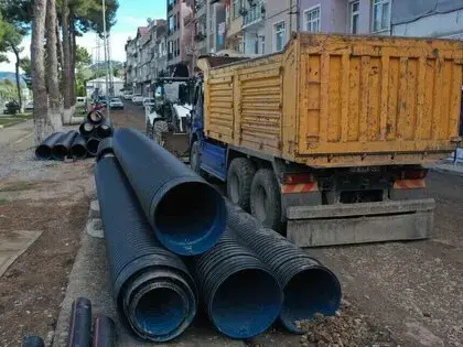 Perşembe’de 3 Bin 500 Metrelik Yağmur Suyu Hattı Yapılıyor