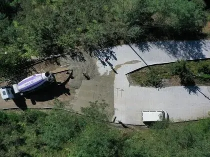 Ordu’da Beton Yol Çalışmaları