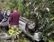 Ordu’da Kontrolden Çıkan Otomobil Devrildi: 1 Yaralı