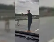 Yola Düşen Geyiğin Yardımına Koştu