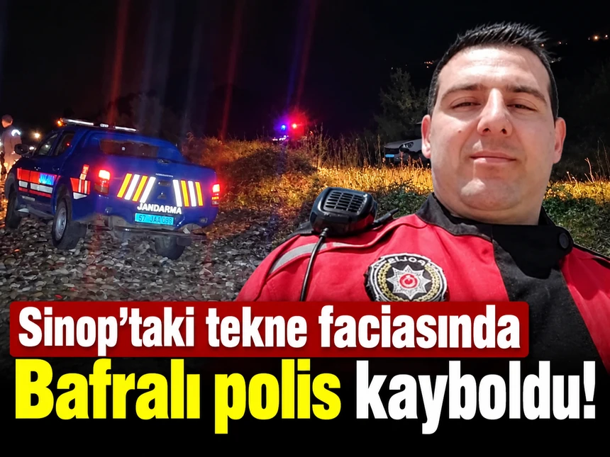 Sinop’ta Tekne Alabora Oldu: 1 Polis Ölü, 1 Polis Kayıp