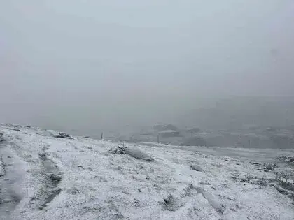 Avusor Yaylası Beyaza Büründü