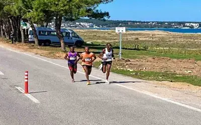 Sinop’ta İlk Defa Yarı Maraton Koşuldu