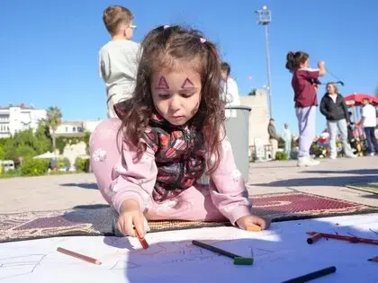 Sinop’ta Çocuklar Filistinli Yaşıtları İçin Çizdi