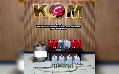 Sinop’ta Sahte Alkol Operasyonu:1 Gözaltı