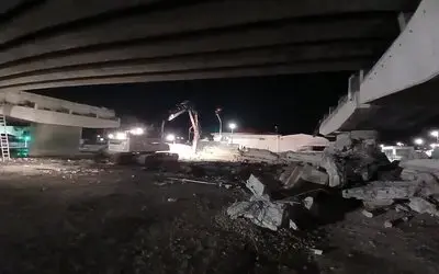 Reşadiye Viyadüğü’nde Yıkım Çalışmaları Gece Gündüz Devam Ediyor