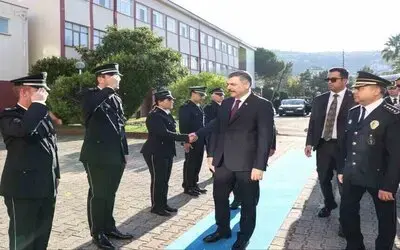 İçişleri Bakanı Çiftçi, Samsun’da Polis Okulunu Ziyaret Etti