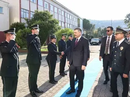 İçişleri Bakanı Çiftçi, Samsun’da Polis Okulunu Ziyaret Etti