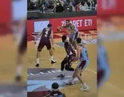Basketbol Süper Ligi: Trabzonspor: 83 - Bordo Bandırma: 80