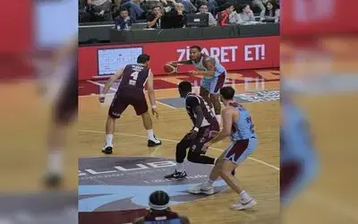 Basketbol Süper Ligi: Trabzonspor: 83 - Bordo Bandırma: 80