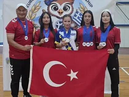 Samsunsporlu Yağmur Tosun Avrupa Şampiyonu