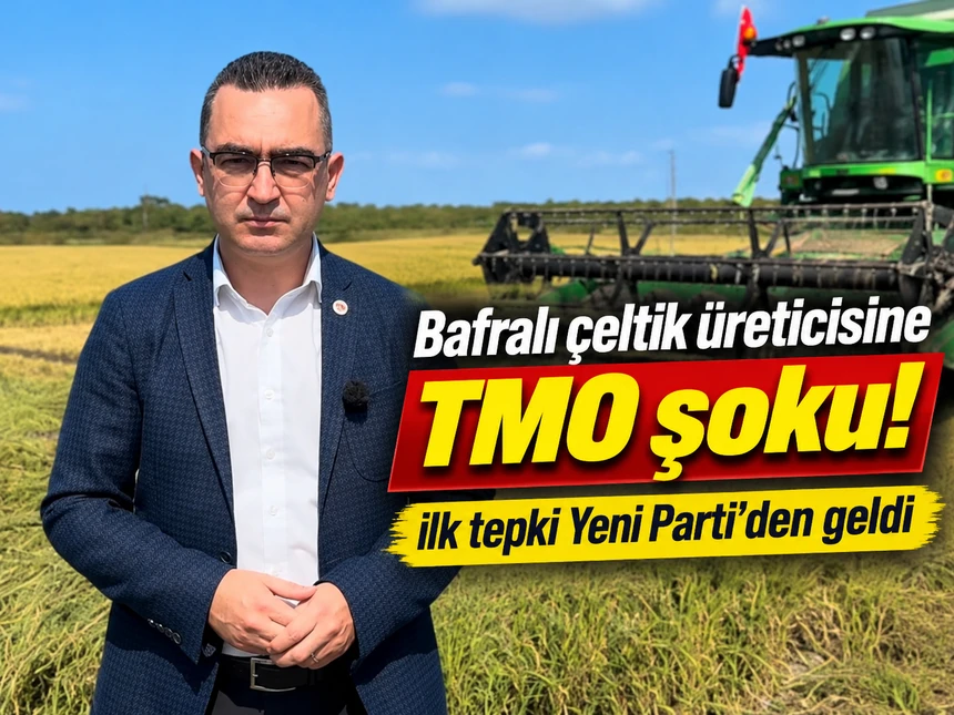 TMO’nun çeltiğe verdiği fiyat Bafralı üreticiyi hayal kırıklığına uğrattı!