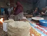 Havza'da Kadınlardan İmece Usulü Yufka Geleneği