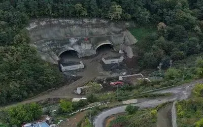 Trabzon’da Yapımı Süren Güney Çevre Yolu’nda İlk Tünelde Işık Görüldü
