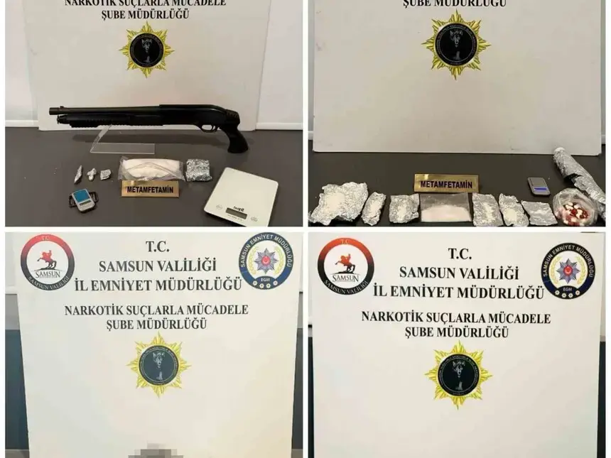 Samsun’da uyuşturucu operasyonu: 10 şahsa adli işlem
