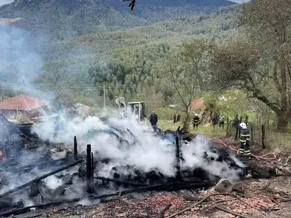 Sinop’ta Ev Yangını