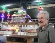 Hobi Amacıyla Başladı, 400 Kiloluk Cami Maketi Yaptı