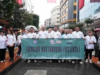 Trabzon Gastronomi Festivali Kortej Yürüyüşü İle Başladı