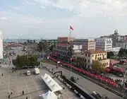 Samsun’da 1919 Metrelik Bayraklı "Cumhuriyet Yürüyüşü"
