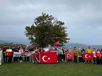 Doğada 103. Yıla Özel Cumhuriyet Yürüşü