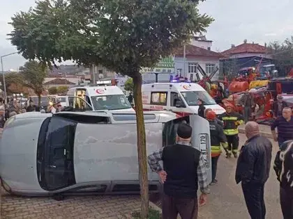 Havza'da Trafik Kazası: 4 Yaralı