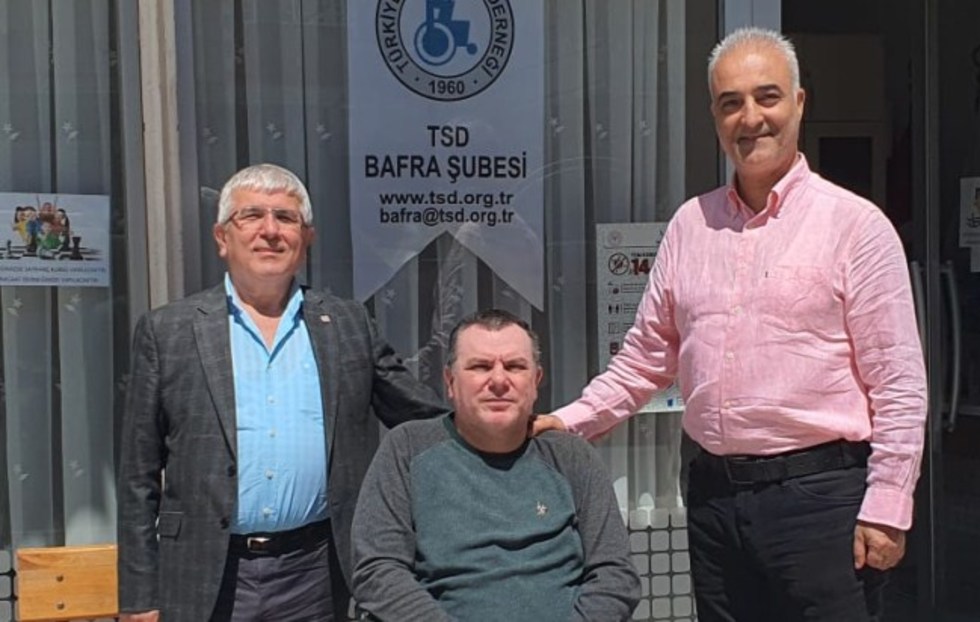 Sakatlar Derneği Genel Başkanından Bafra Ziyareti
