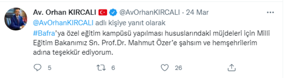 Orhan Kırcalı Eğitim Kampsünü Sosyal Medyasından Müjdeledi