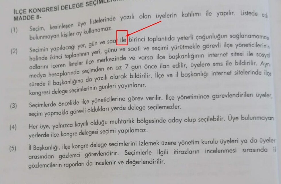 Bafra Chp'de Usulsüz Delege Seçimi!