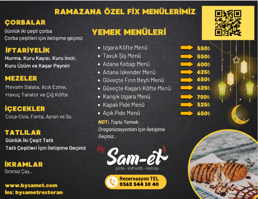 Sam-et’ten Ramazana Özel Lezzet Şöleni!