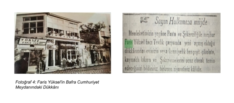 Şükrü Efendi’den Faris Yüksel’e Bafra Lokumu
