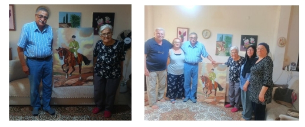 95 yaşında sanata meydan okuyan Bafralı Cumhuriyet kadını: Vedia Lokman